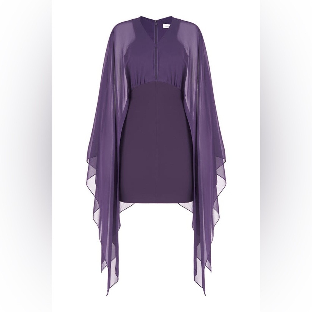 Halston Heritage Purple Dress